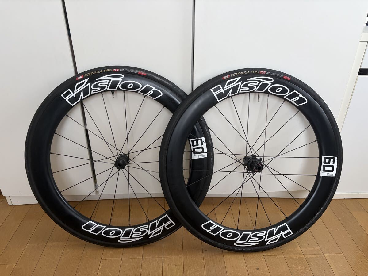 VISION TEAM25 700C完組ホイール前後セット シマノ11s対応の落札