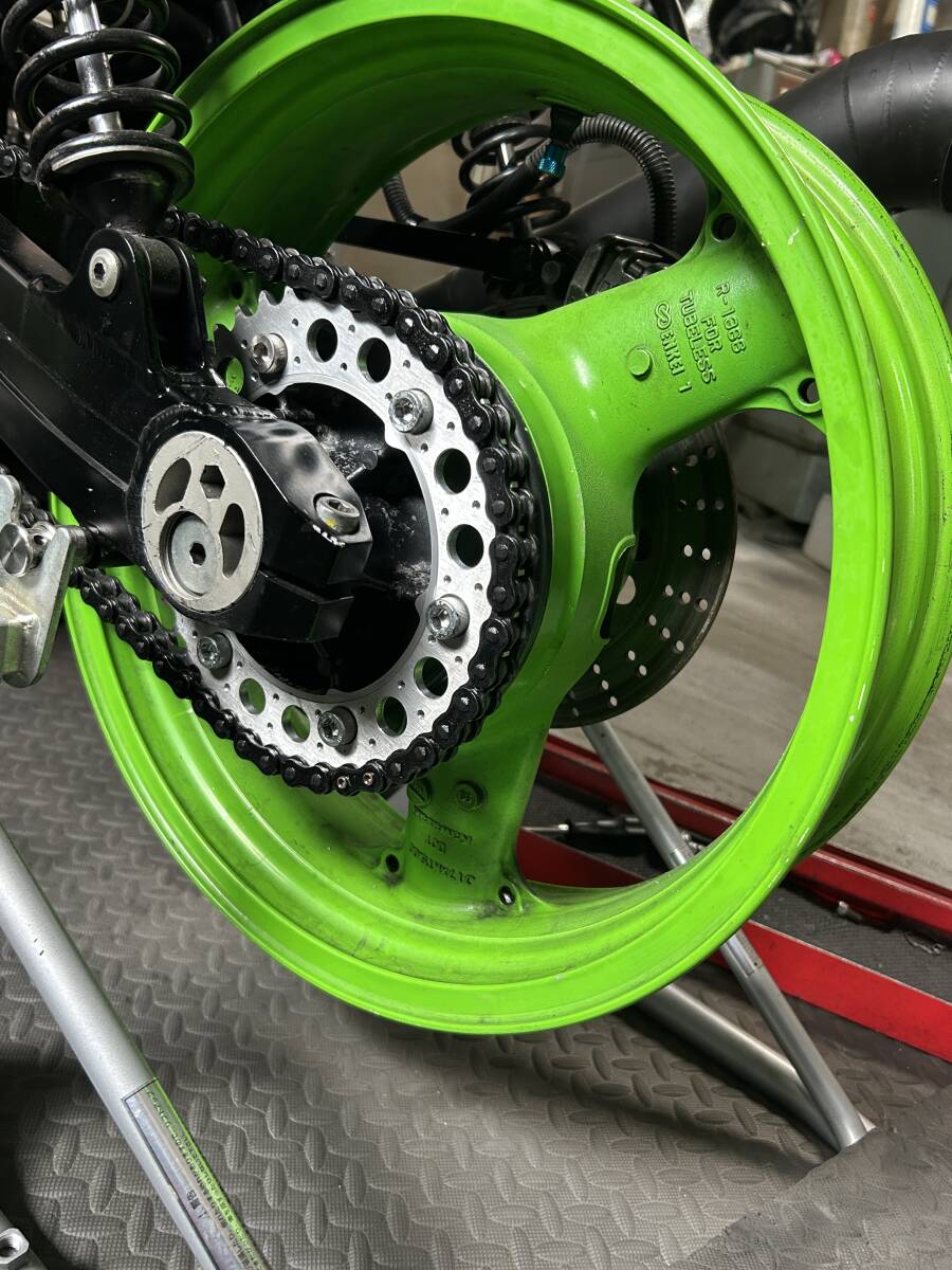 ZRX400用ZRX1200流用ワイドリアホイールの落札情報詳細 - Yahoo