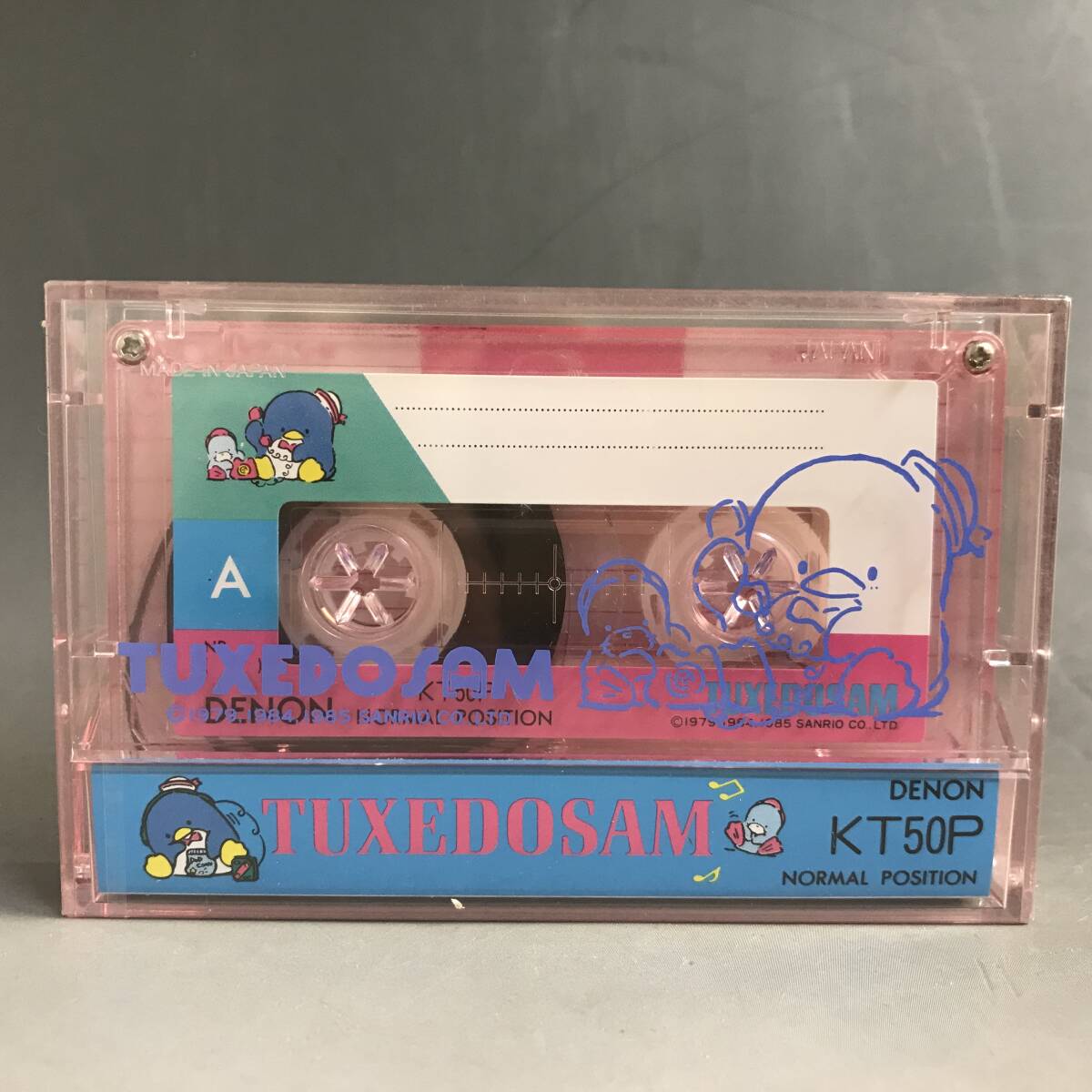 新品】レア サンリオ タキシードサム ペントレイ 缶トレー 1979 旧ロゴ