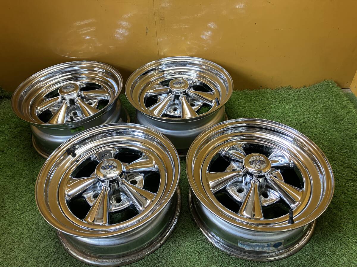 中古】クレーガー15インチ、深リム サビ、腐食、変色あります。9Jと11J