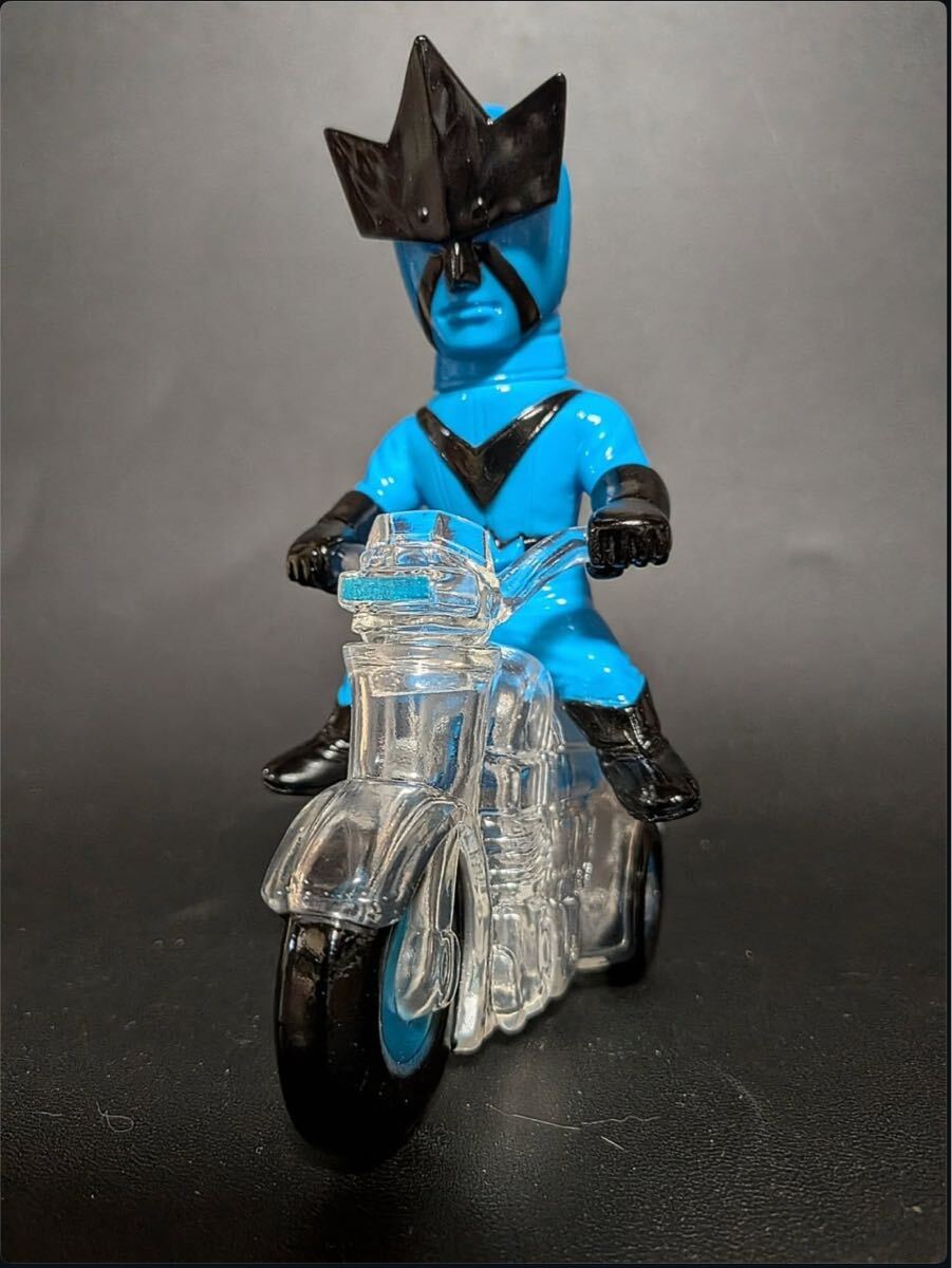 中古】特撮 ヒーロー ソフビ レインボーマン タカトク バンダイ 人形