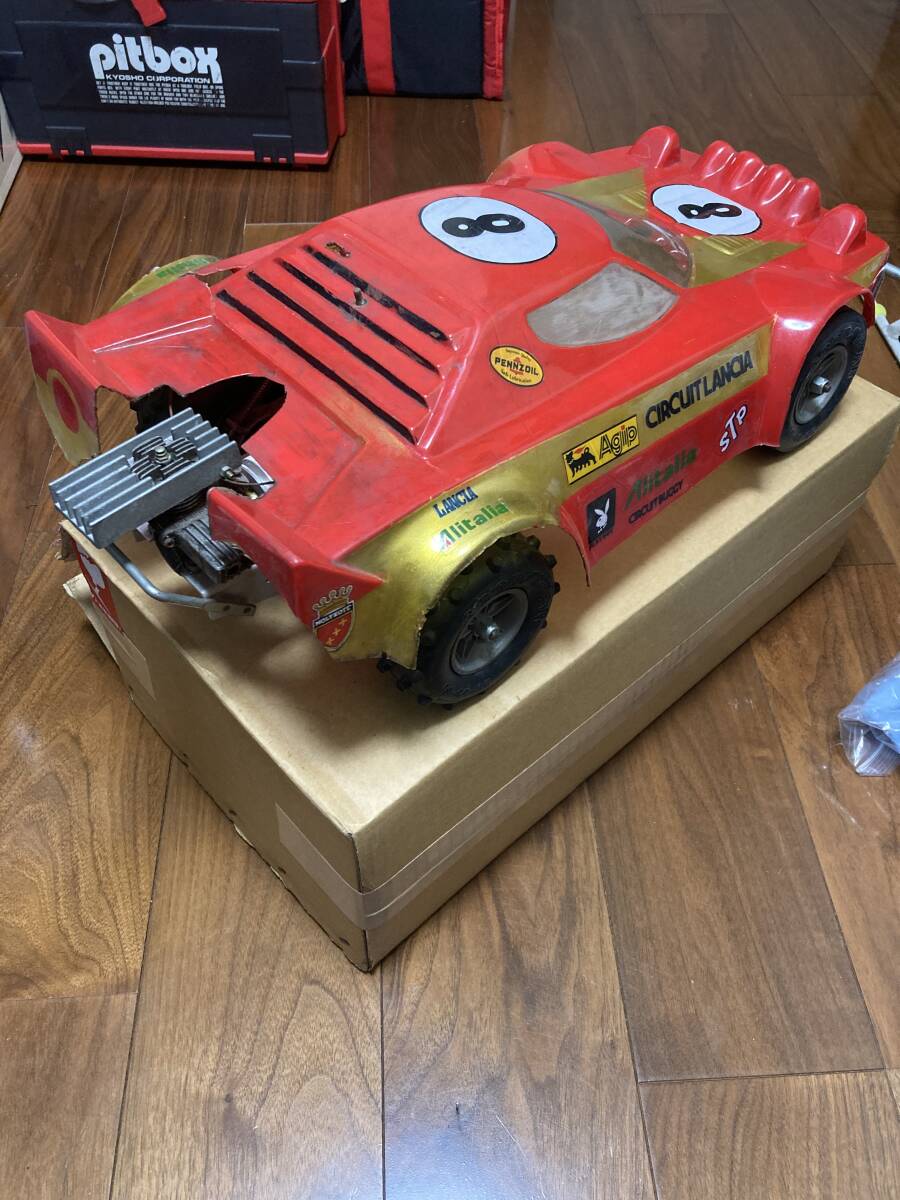 中古】昔の1/8 京商 サーキットバギー ジャンク kyoshoエンジンバギー