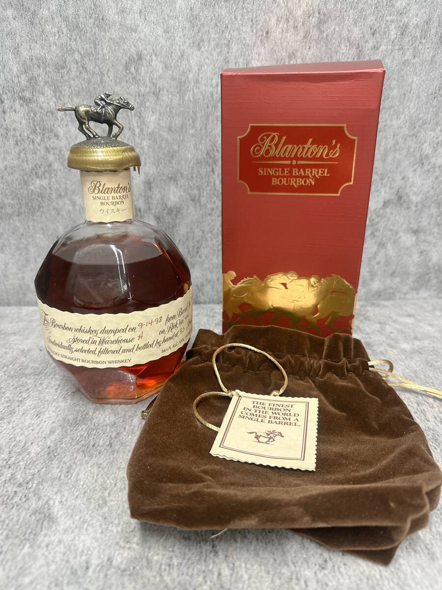 新品】M 未開栓 ブラントン シングルバレル バーボン ウイスキー 馬