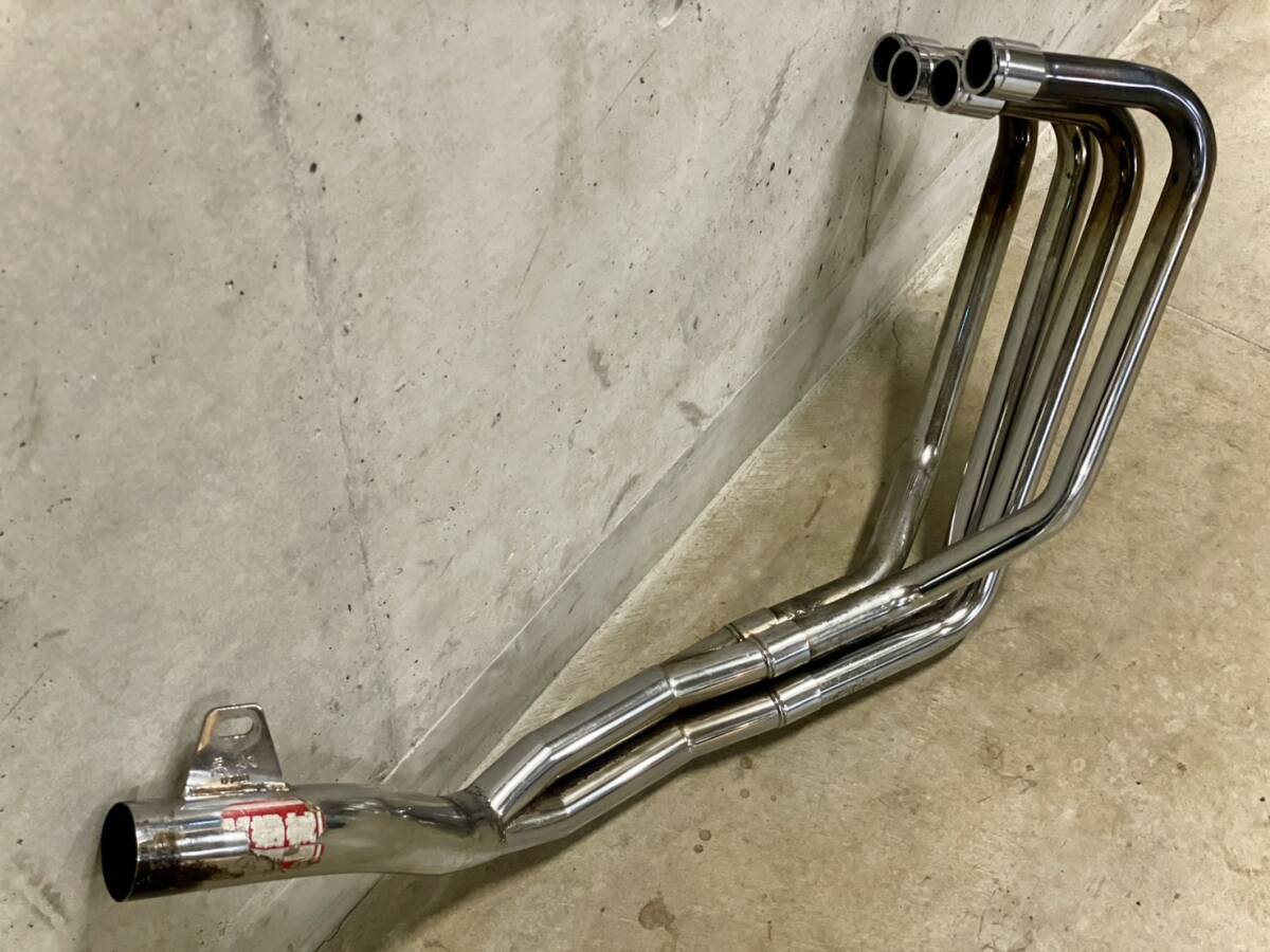 中古】ゼファー400 スネーク管 パステルロード製 マフラー直管爆音