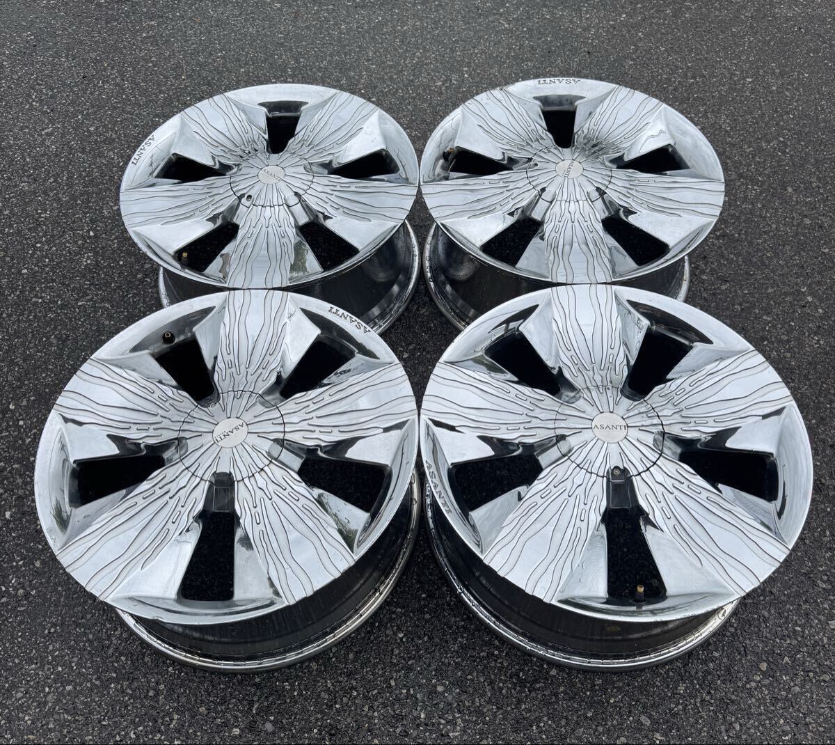 ☆ASANTI ZEBRA 20インチ 8.5J +40 4本セット 廃盤 希少 タイヤ4本バリ