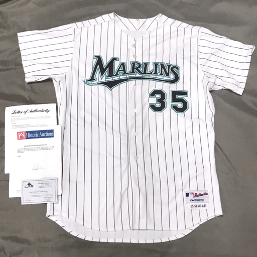 Majestic製 MLB マイアミ・マーリンズ ユニフォーム L ＃61 HERNANDEZ