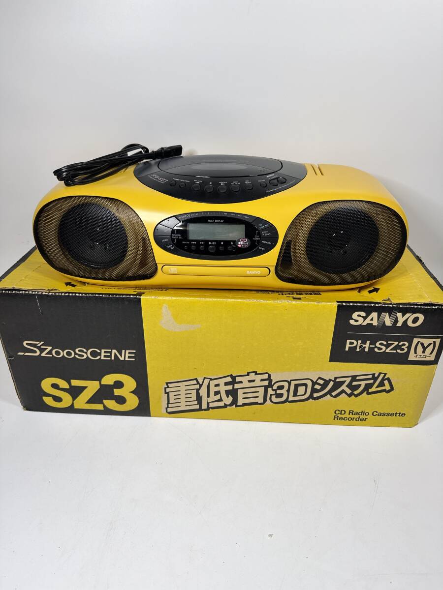 良品 SANYO CDラジカセ ZOOSCENE PH-Z300 ズーシン サンヨー 動作品 一