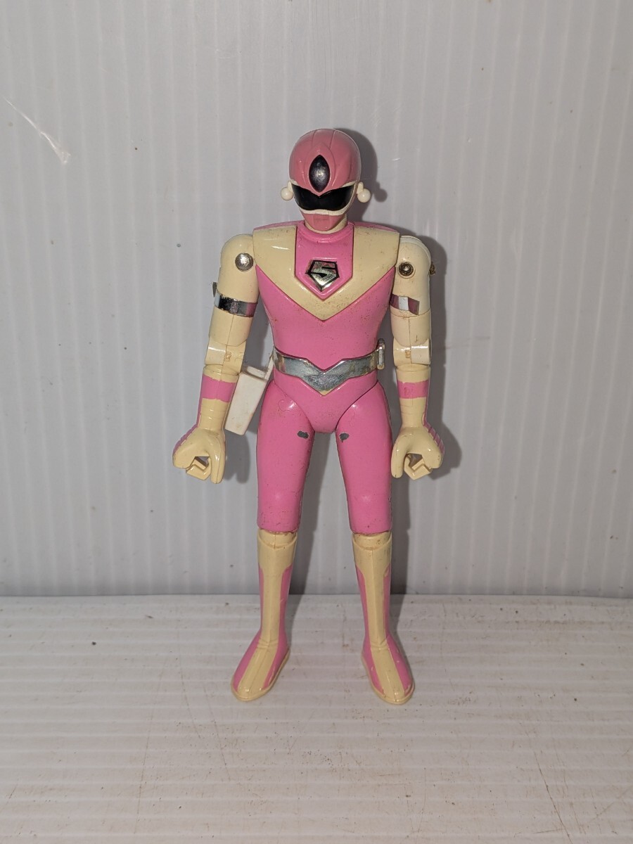 □当時物/【光戦隊マスクマン】☆レッドマスク☆空ビ/人形/1987年/昭和