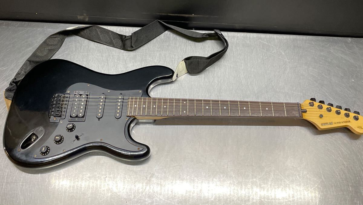 L073【激安】テンダー Tender エレキギター ブラック SUPER SOUND 中古 L073【激安】テンダー Tender エレキギター ブラック SUPER SOUND 中古