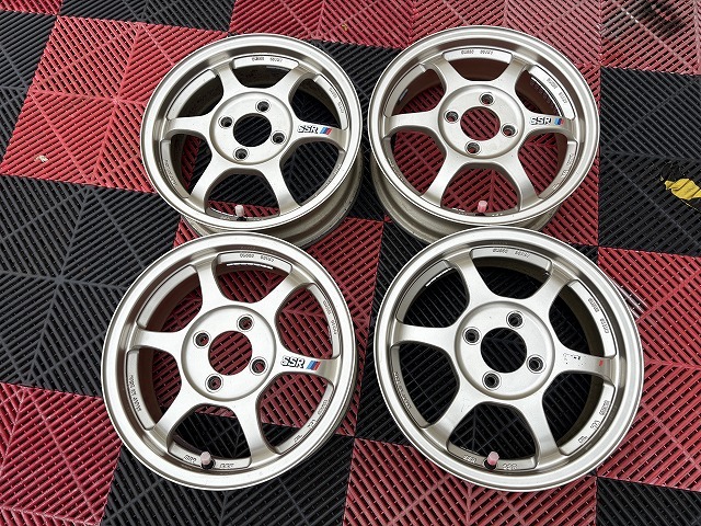 良品 SSR スピードスター マーク1 MK-1 PCD100 4H 14インチ 5J +42 旧