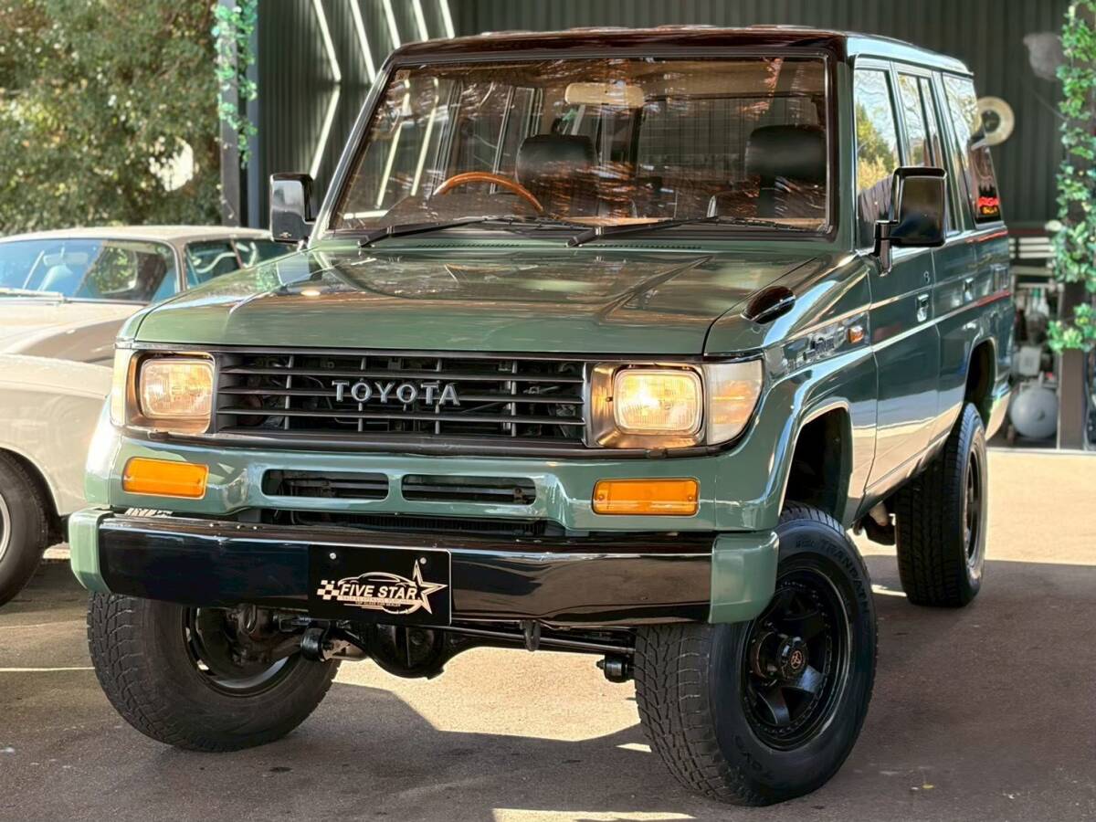 14万キロ5MT!!》整備多数 平成6年 ランクル70 ミドル ZX HZJ73 FRP