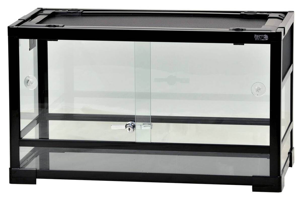 中古】REPTI WILD 白系 ゲージ/水槽/飼育ケース 爬虫類/両生類用 90×45