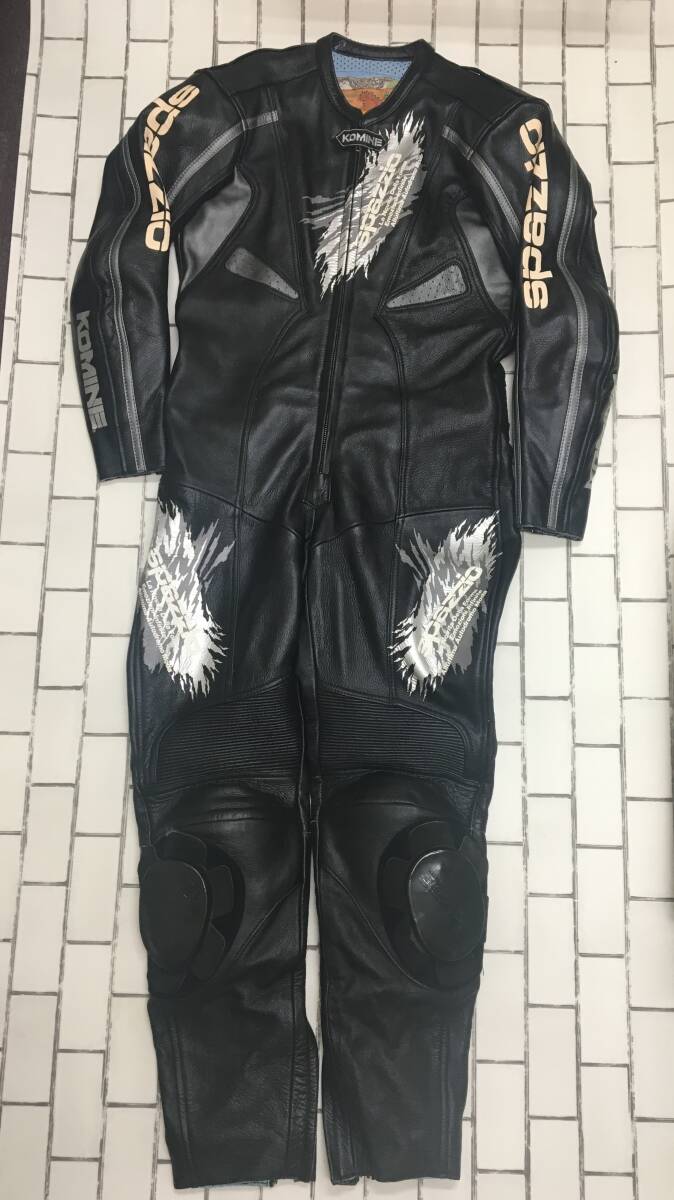 ○Spazzio KOMINE RIDING PANTS M コミネ スパジオ レザーパンツ