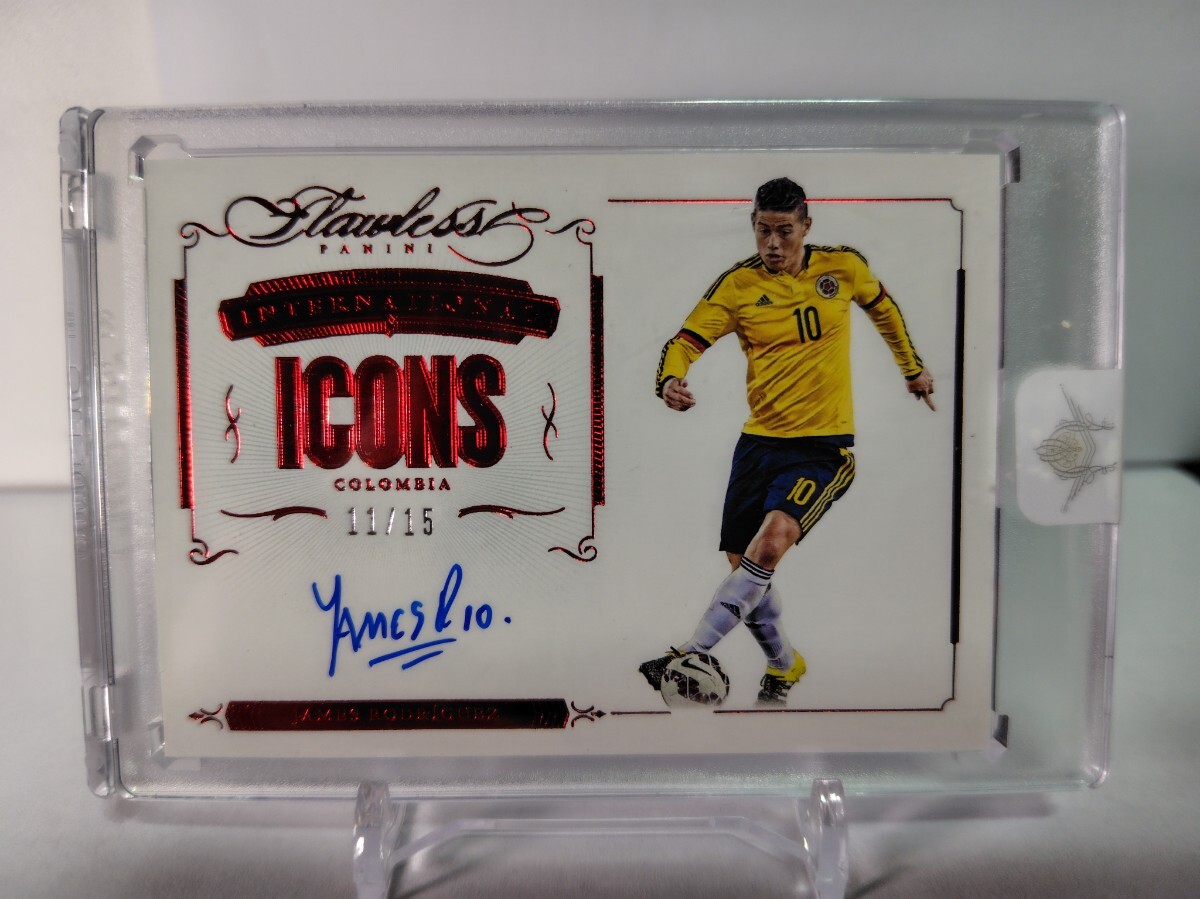 中古】PANINI SELECT 2017-2018 ハメス・ロドリゲス 直筆サインカード