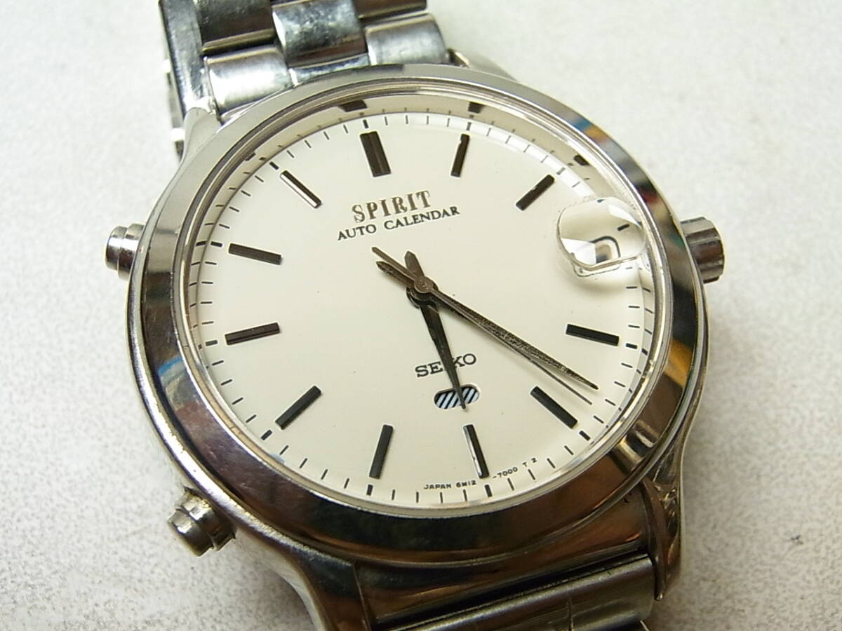 美品・レアモデル】セイコースピリット 6M12-7000 SEIKO SPIRIT オート
