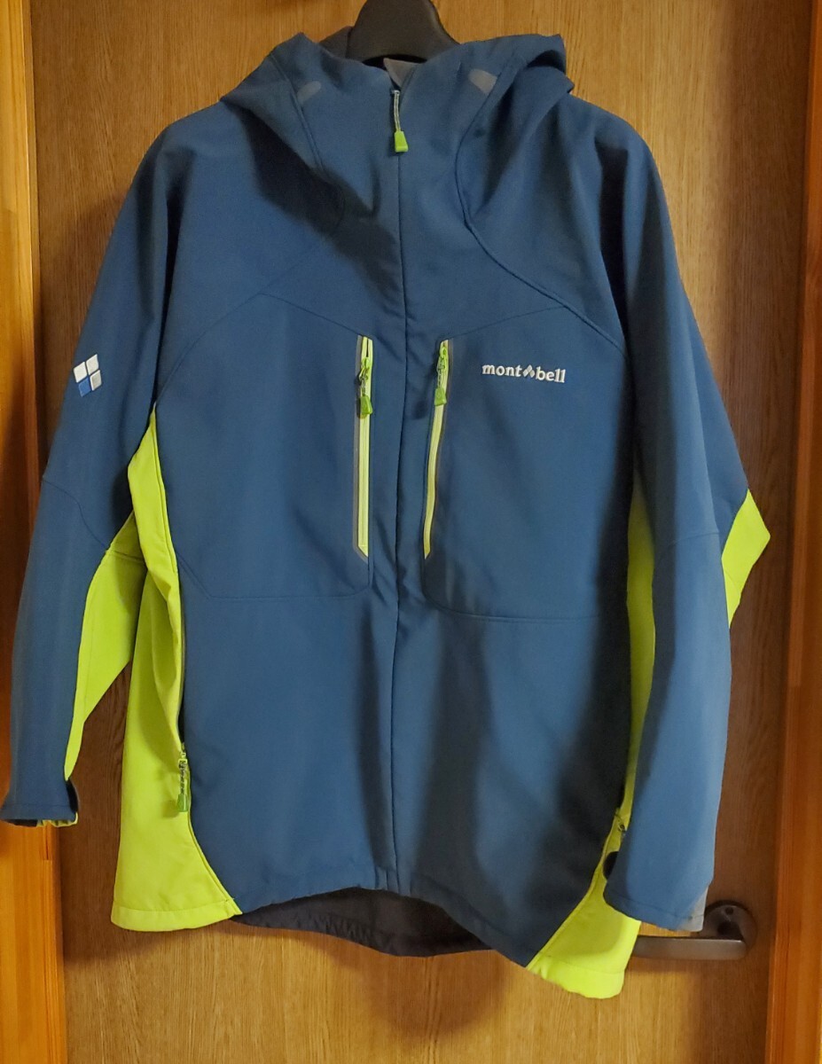 新品】【新品】モンベル パウダーシェッド パーカ Men's XL ブラック