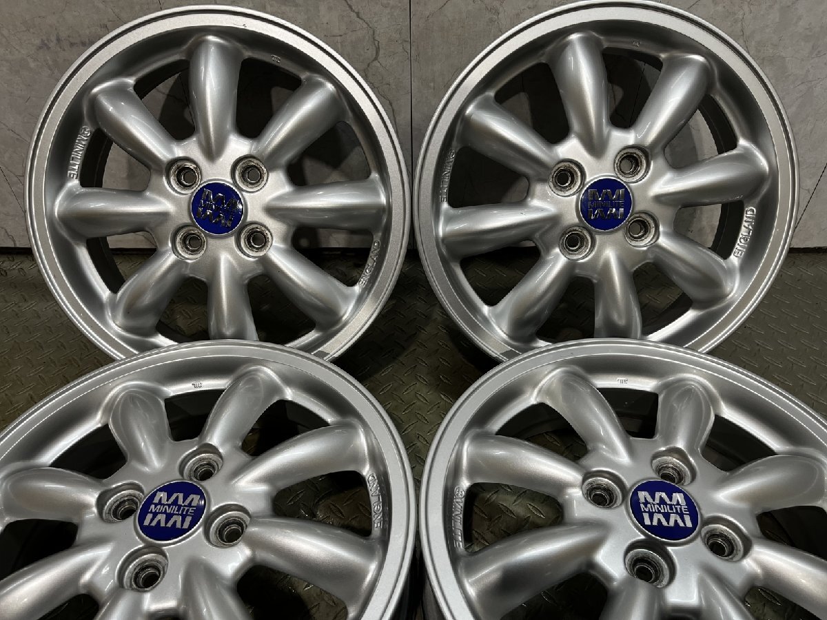 ガリ傷なし 美品【ダイハツ コペン 純正 BBS RX280】15インチ 4.5J+45