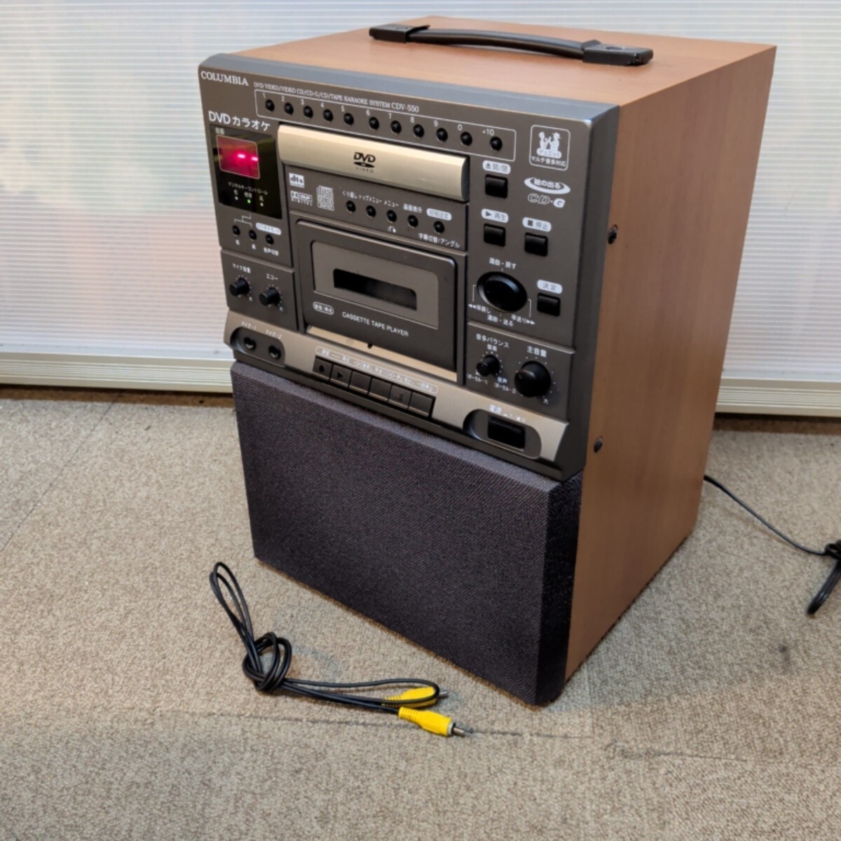 □家庭用カラオケ□ COLUMBIA/コロムビア《CVK-500》カラオケ機器