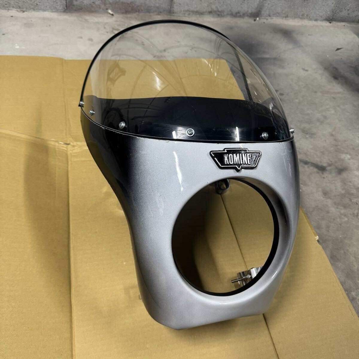 SHOEI ショウエイ カウル 当時物 Z1 Z2 CB750 cb400 KH 中古】最終出品 SHOEI ショウエイ ビキニカウル 風防 当時物 CB750 Z1