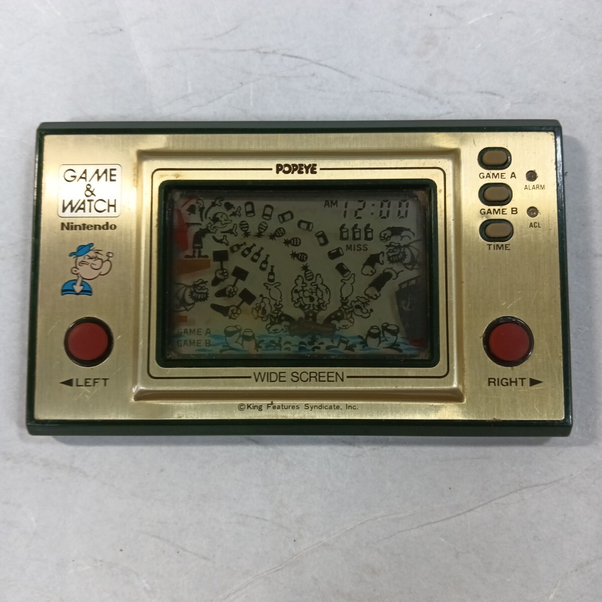 希少 任天堂 ゲームウォッチ 名作 ワイドスクリーン ファイア FIRE