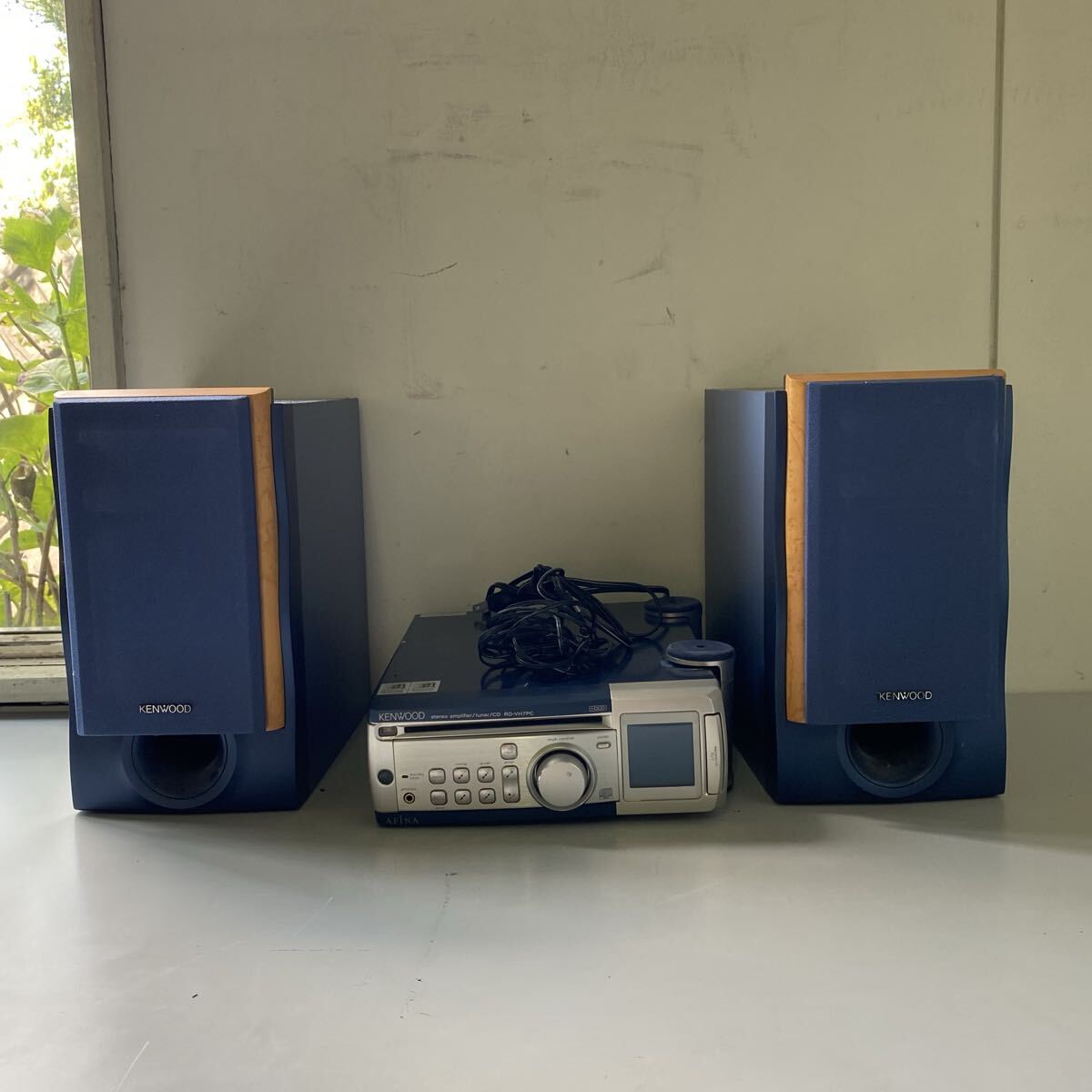 KENWOOD RD-VH7 RD-VH7PC ジャンク2台セット CDコンポ SP無し リモコン