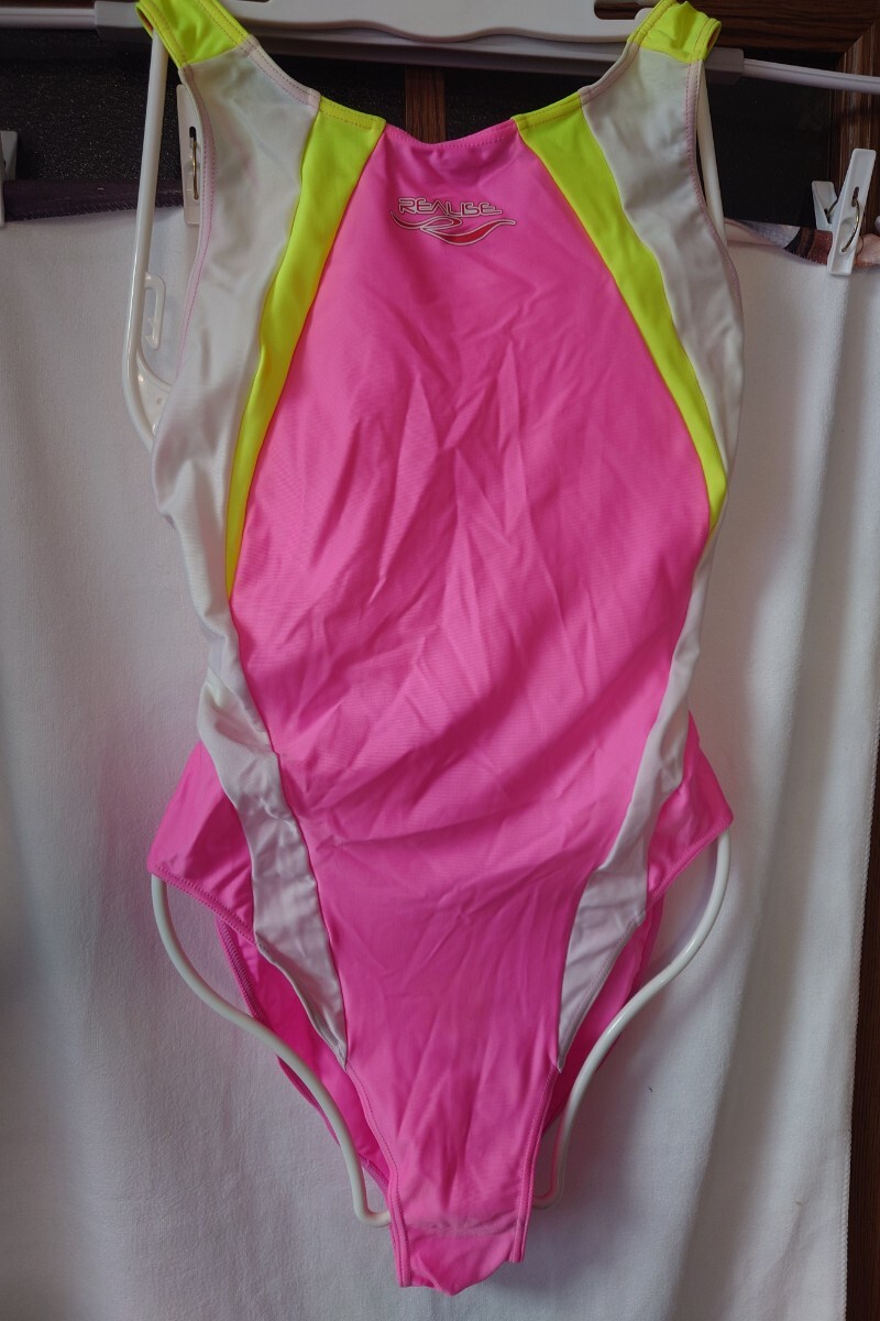 中古】REALISE リアライズ 競泳水着 人気の長袖タイプ ハイレグ 背面