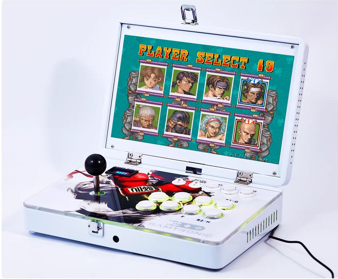 中古】三和ボタン＋レバー仕様 15インチ アーケードキャビネット筐体