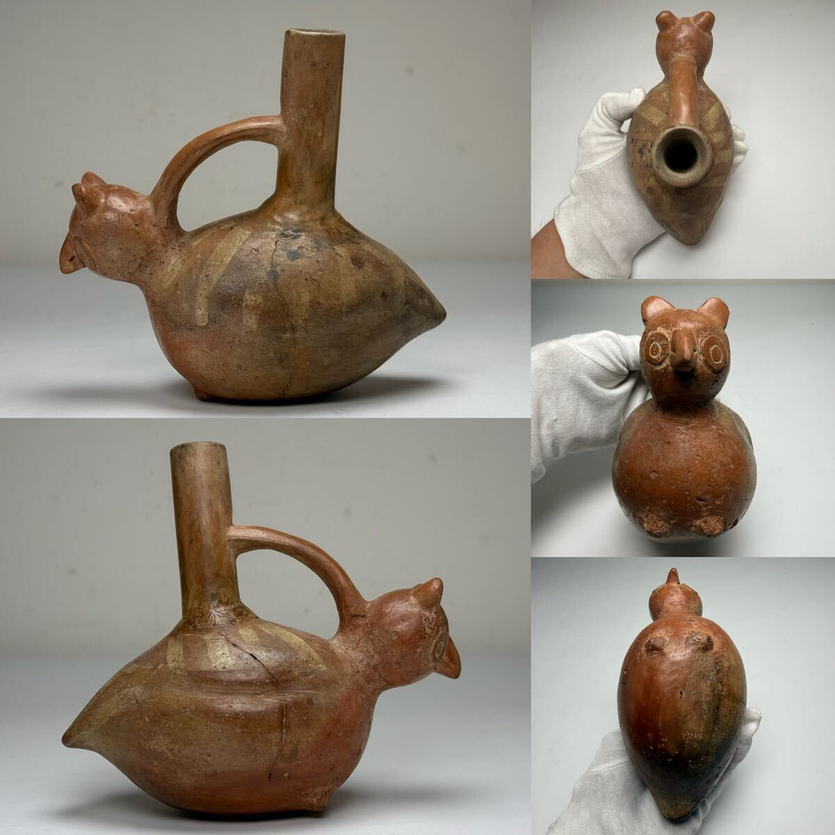 □龍山文化 三足鬲 紀元前3000年→2000年 中国・新石器時代後期の落札