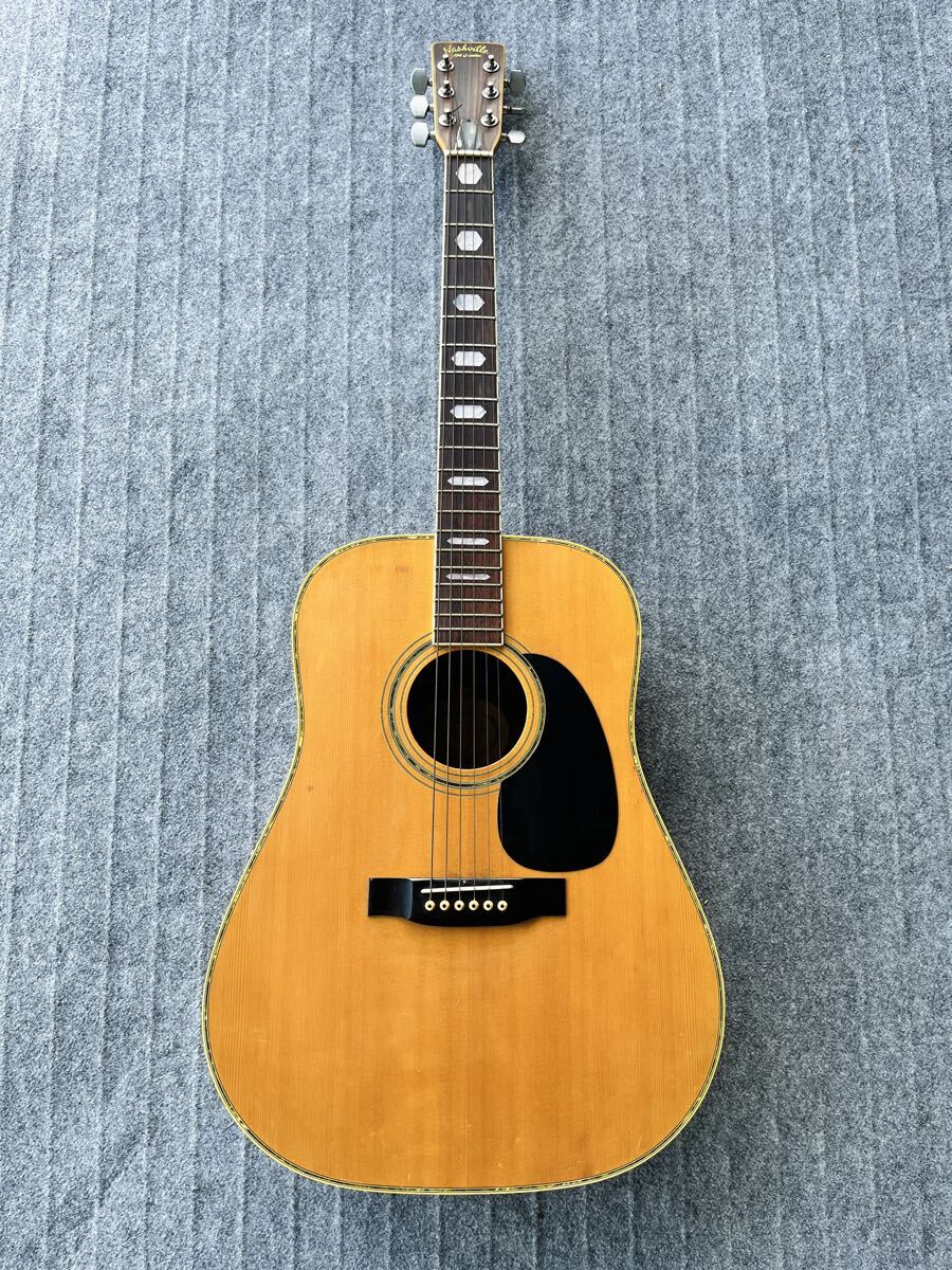 Nashville ジャパンビンテージ　アコースティックギターN-50D NASHVILLE/ナッシュビル アコースティックギター N50D ハードケース