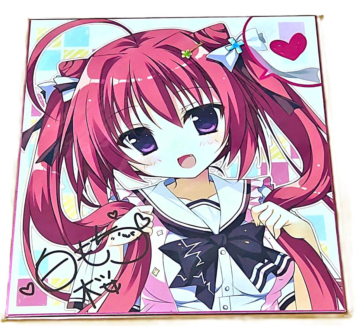 白もち桜 ナツイロココロログ 夏Ver フルカラーTシャツ Hearts ぺろ
