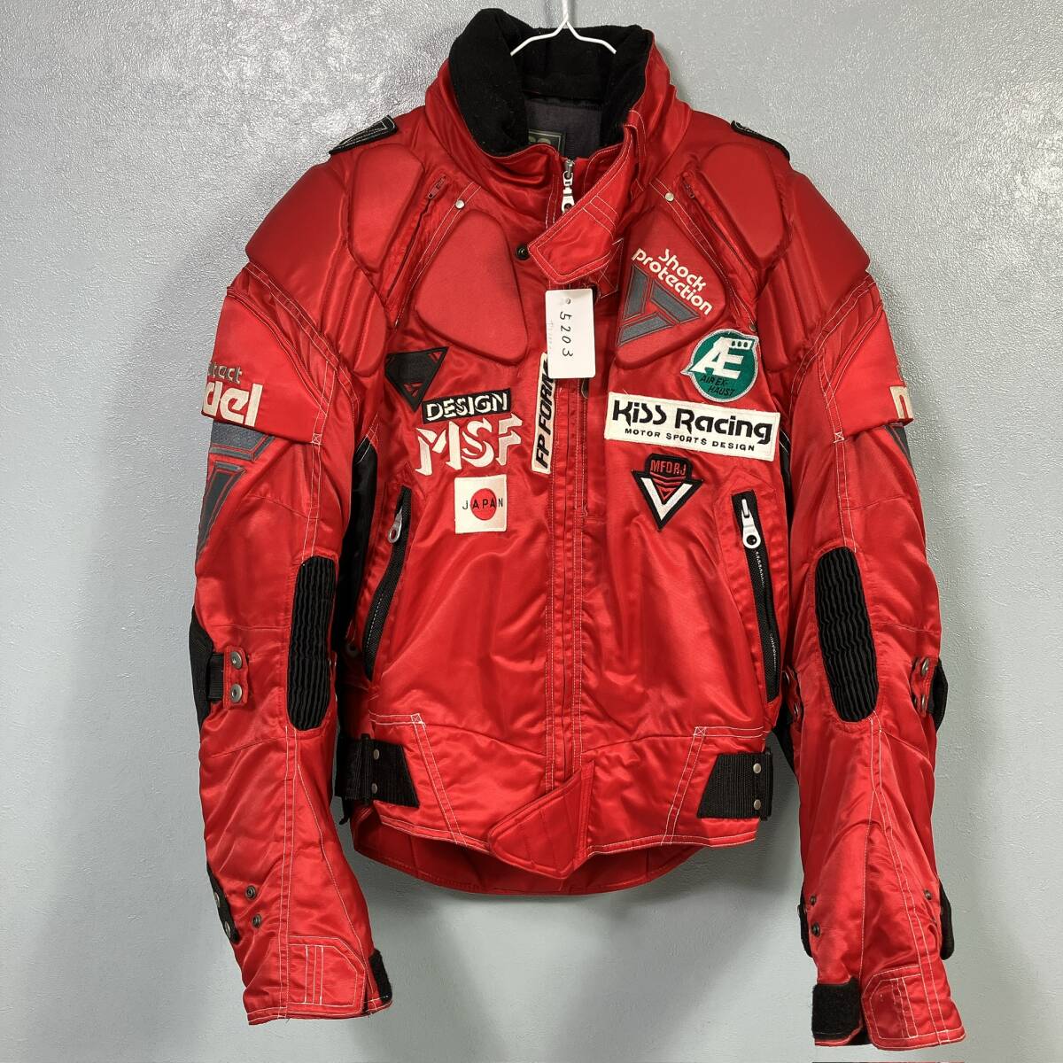 KISS RACING ジャケット 青 M KISS RACING TEAM キスレーシング