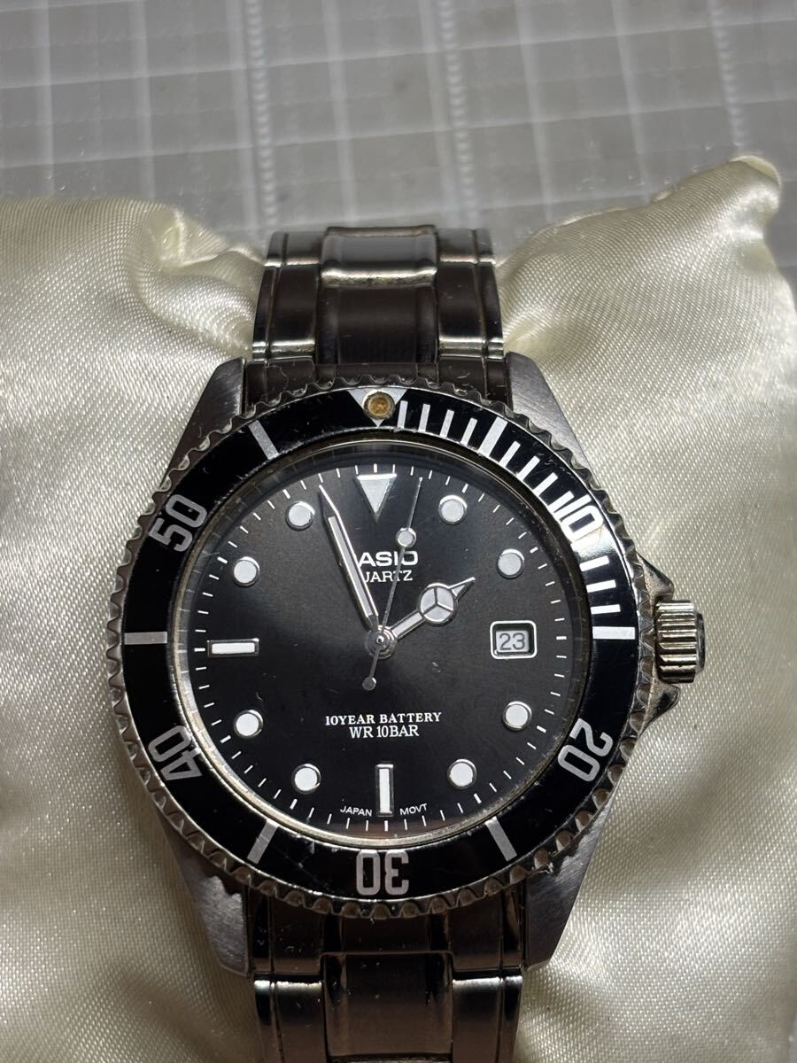 Z129】稼働☆1円スタ☆CASIO/カシオ ダイバーズウォッチ MTD-1010