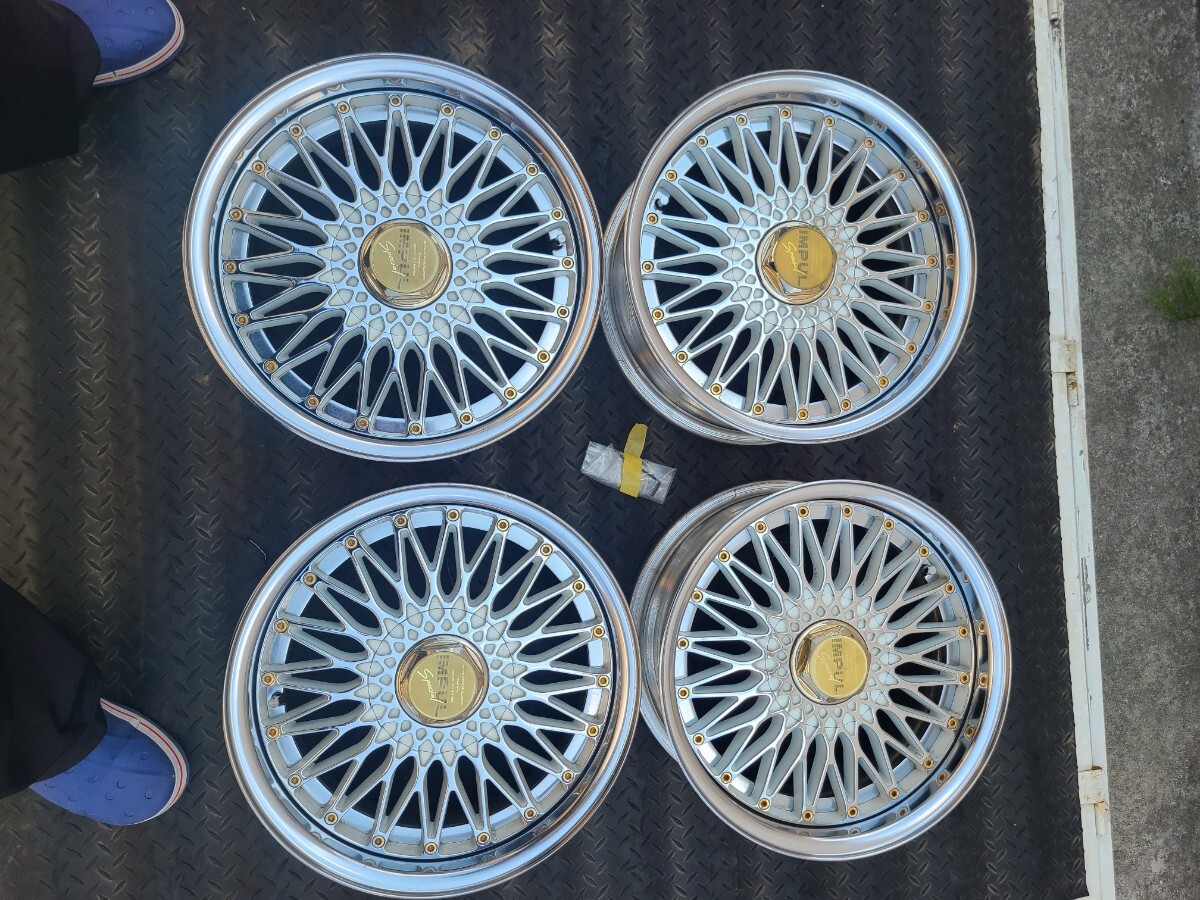 中古】希少 IMPUL BBS M1 9J 10J 18インチ Y33 Y32の落札情報詳細