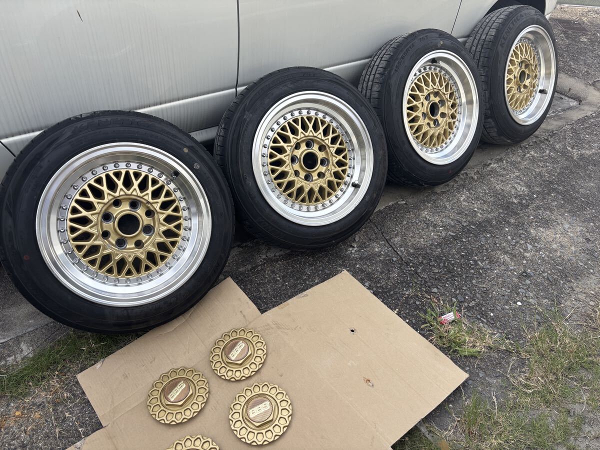 中古】18インチ ホイール BBS 極太 8J 9J 4本セット メッシュ