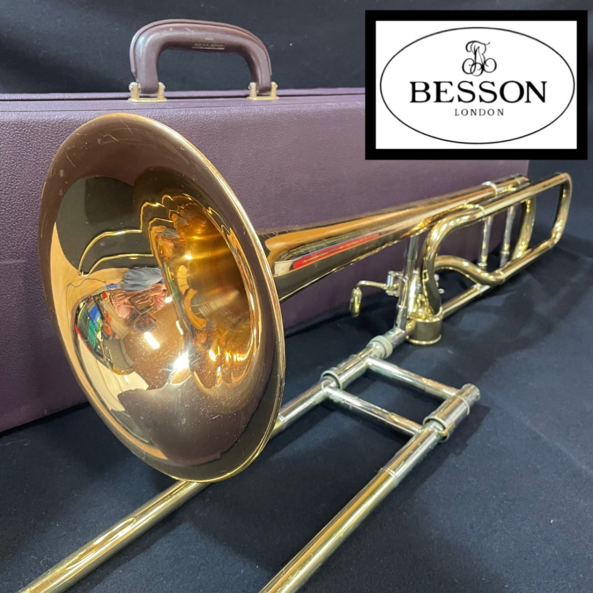 中古】13/34-29 ベッソン BESSON トロンボーン 944-796144 ハード