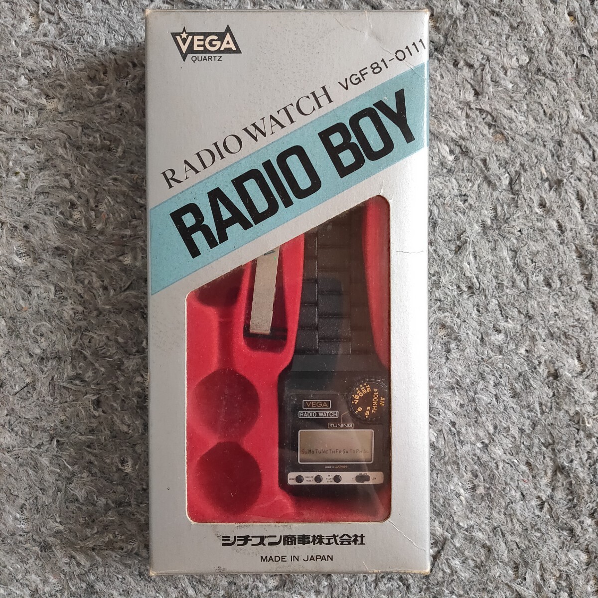 CASIO カシオAMカードラジオ CARD RADIO RD-5 イヤホン付 電池なしの