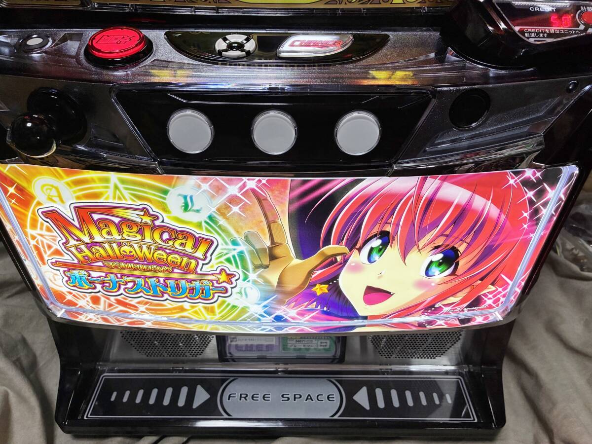 中古】初代 マジカルハロウィン パチスロ 実機 激レア パネル kpe 4