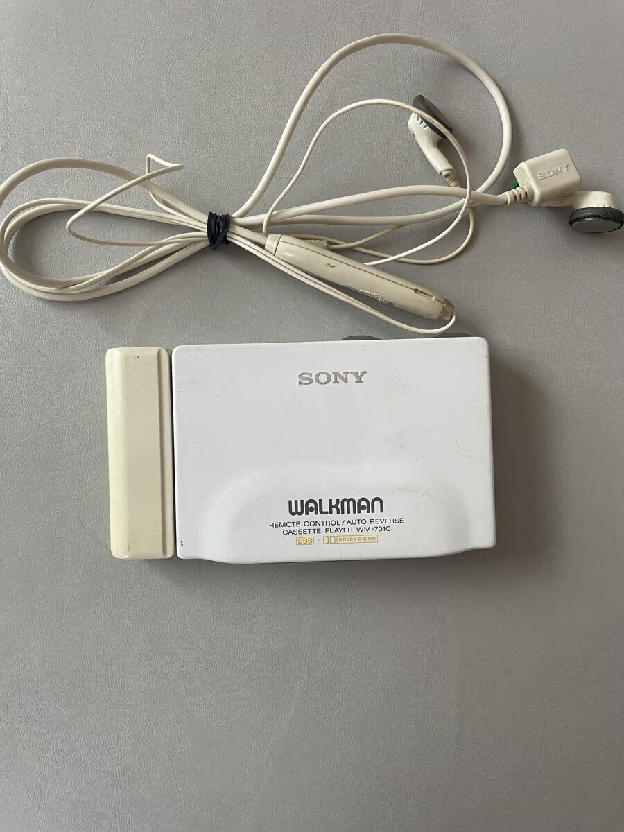 美品　SONY ソニー MD CDウォークマン用 リモコン RM-MC53EL 中古】SONY ソニー CDウォークマン用 リモコン RM-MC53EL ホワイト☆の
