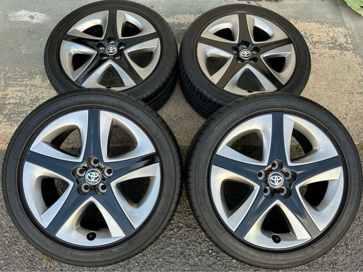 美品】トヨタ プリウス 50系 後期 純正ツーリングホイールタイヤ 215
