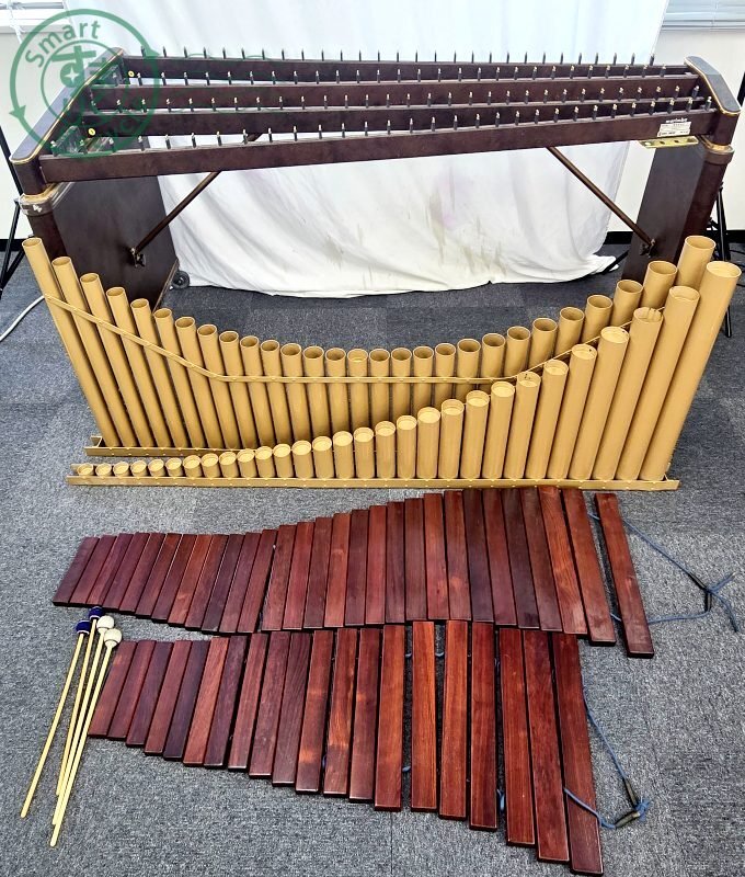 中古】斉藤楽器製作所 マリンバ(立奏木琴) No.55 2オクターブ 25鍵