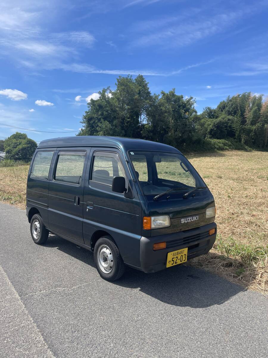 愛知 スズキ エブリィ 丸目 DE51V MT エアコン付 車検：H31.5の落札