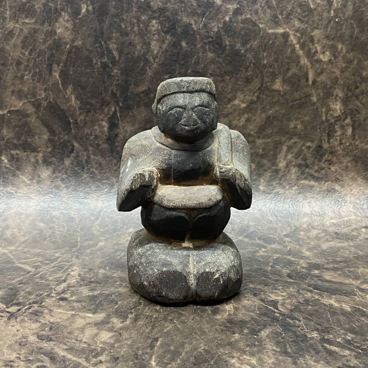 瓦　大黒　恵比須　七福神　縁起物 K2713】須山/石州瓦/縁起物/恵比須様/大黒様/屋根瓦/鬼瓦/七福神の落札