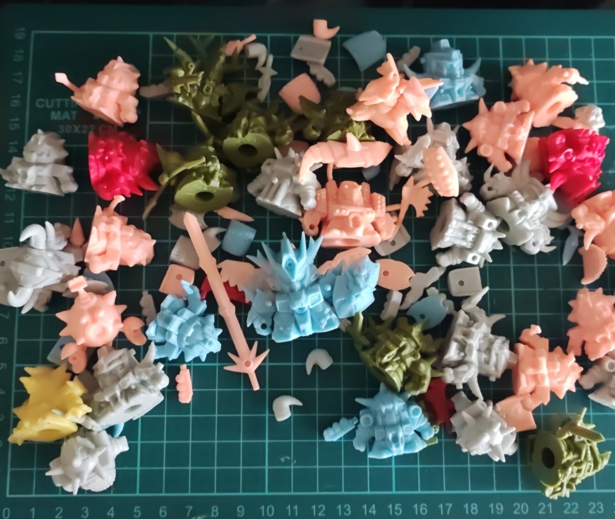 ☆ガン消し☆ミニブック③(7枚セット) / BANDAI レア 希少品 /☆ガンド