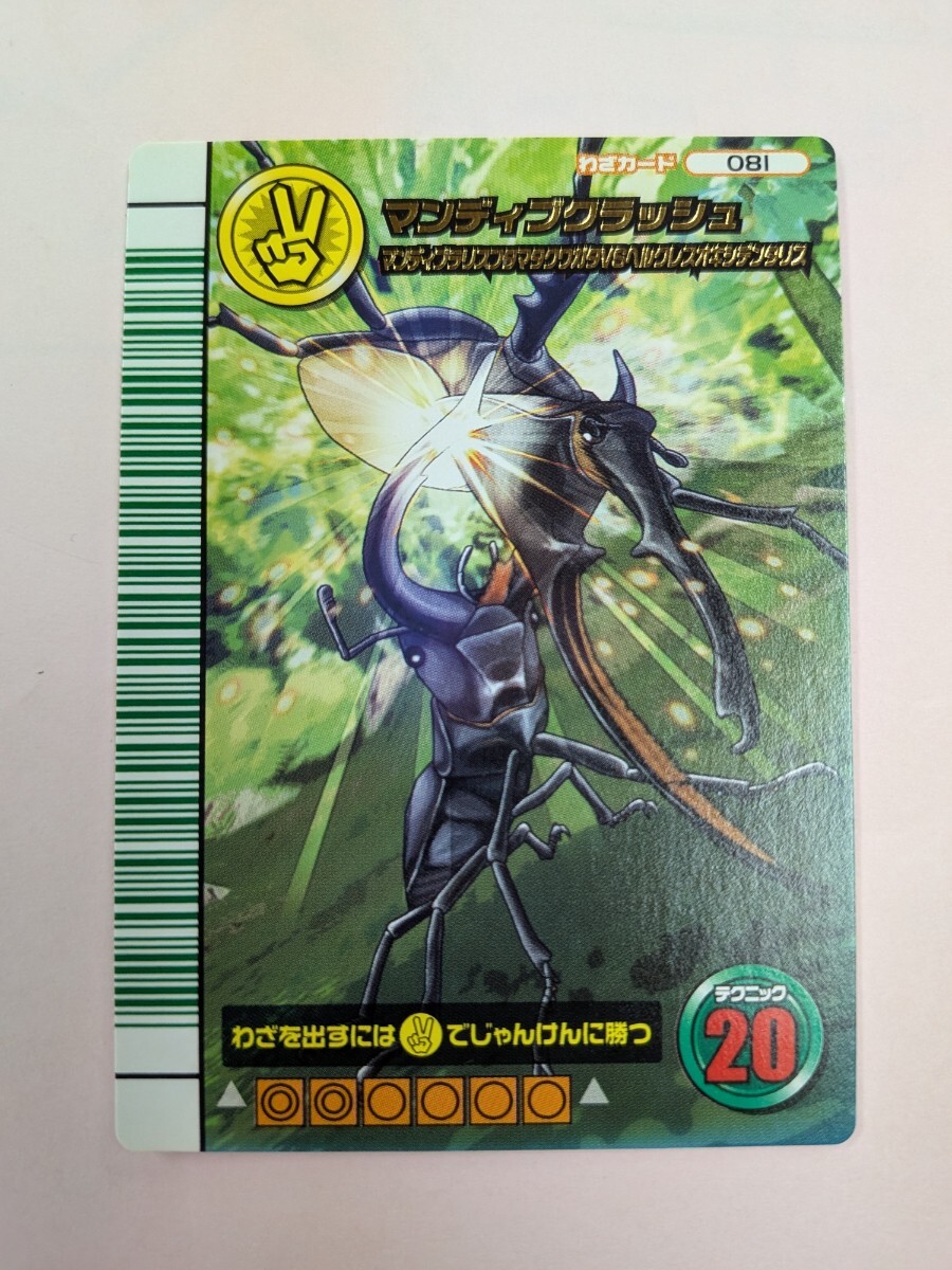 今月ラスト値下げ】ムシキング 5周年マンディブラリスフタマタクワガタ