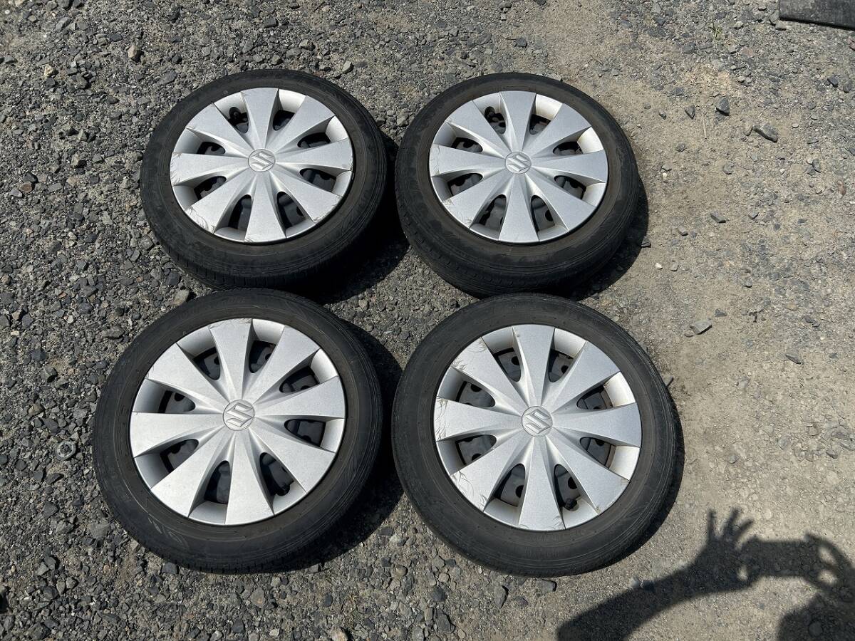 年末セール☆スズキ純正 スチールホイール 鉄チン 14インチ ブラックX