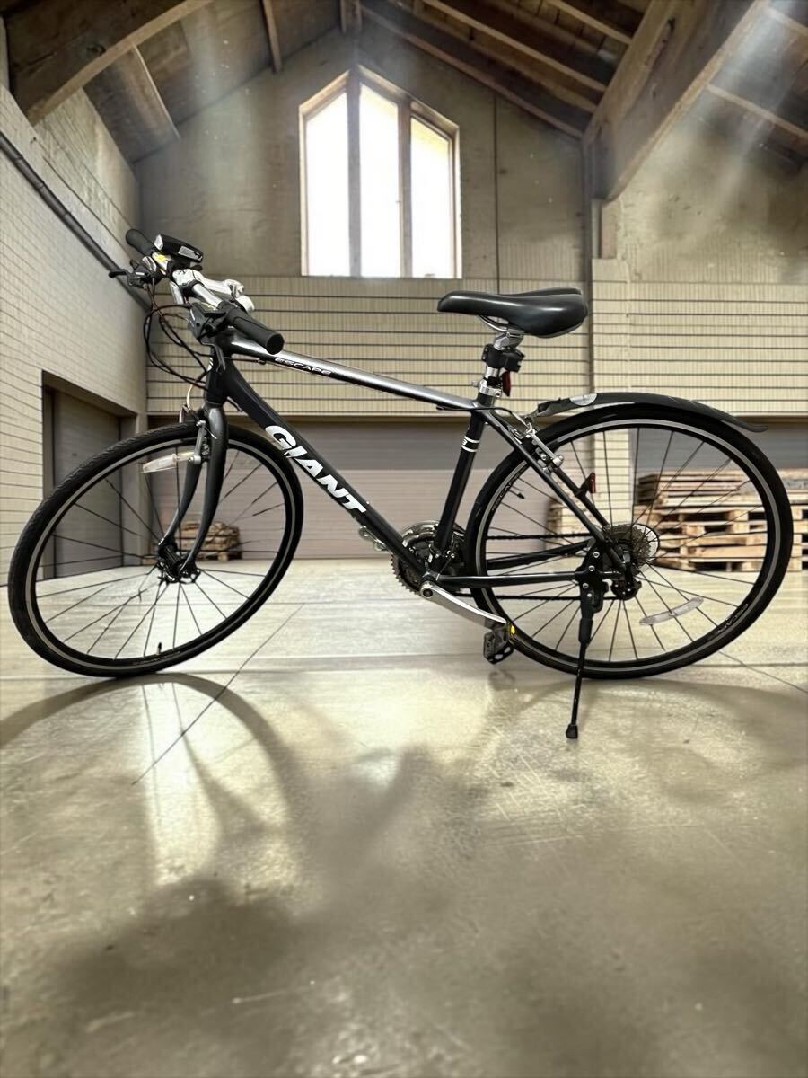 高年式良品！GIANT ESCAPE R3 700C アルミ 24速 465mm クロス 紫色の