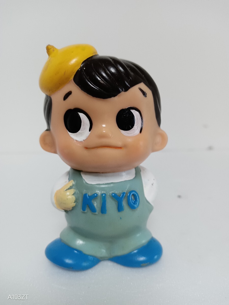 紀陽銀行 キヨー坊や＆キヨ子ちゃん ソフビ 貯金箱 5体セットの落札