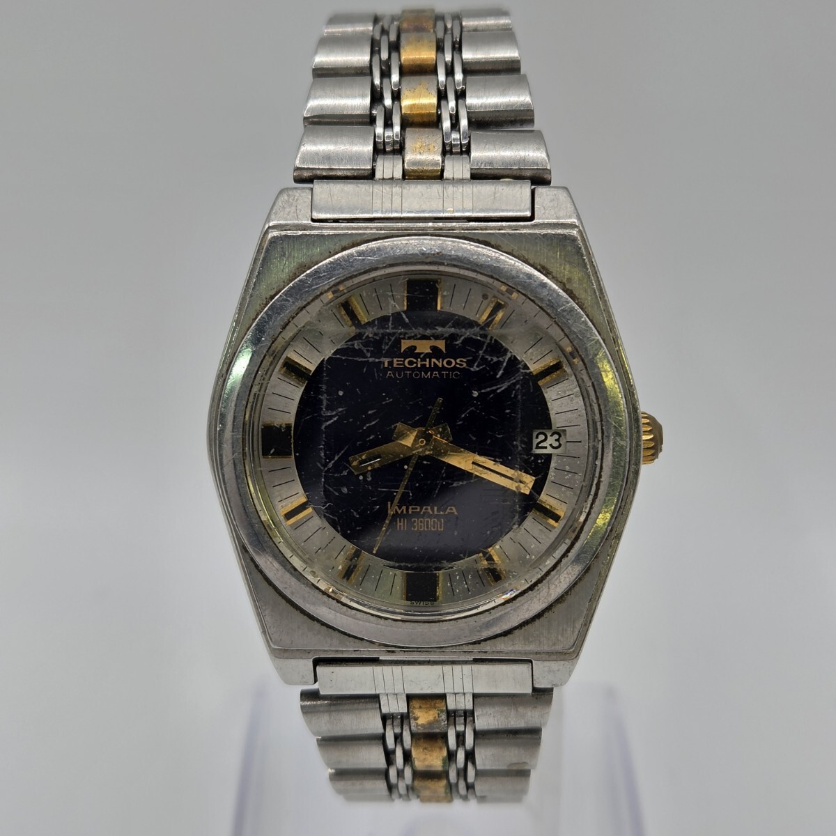 ☆新品未使用☆TECHNOS テクノス IMPALA インパラ HI-36000 自動巻き