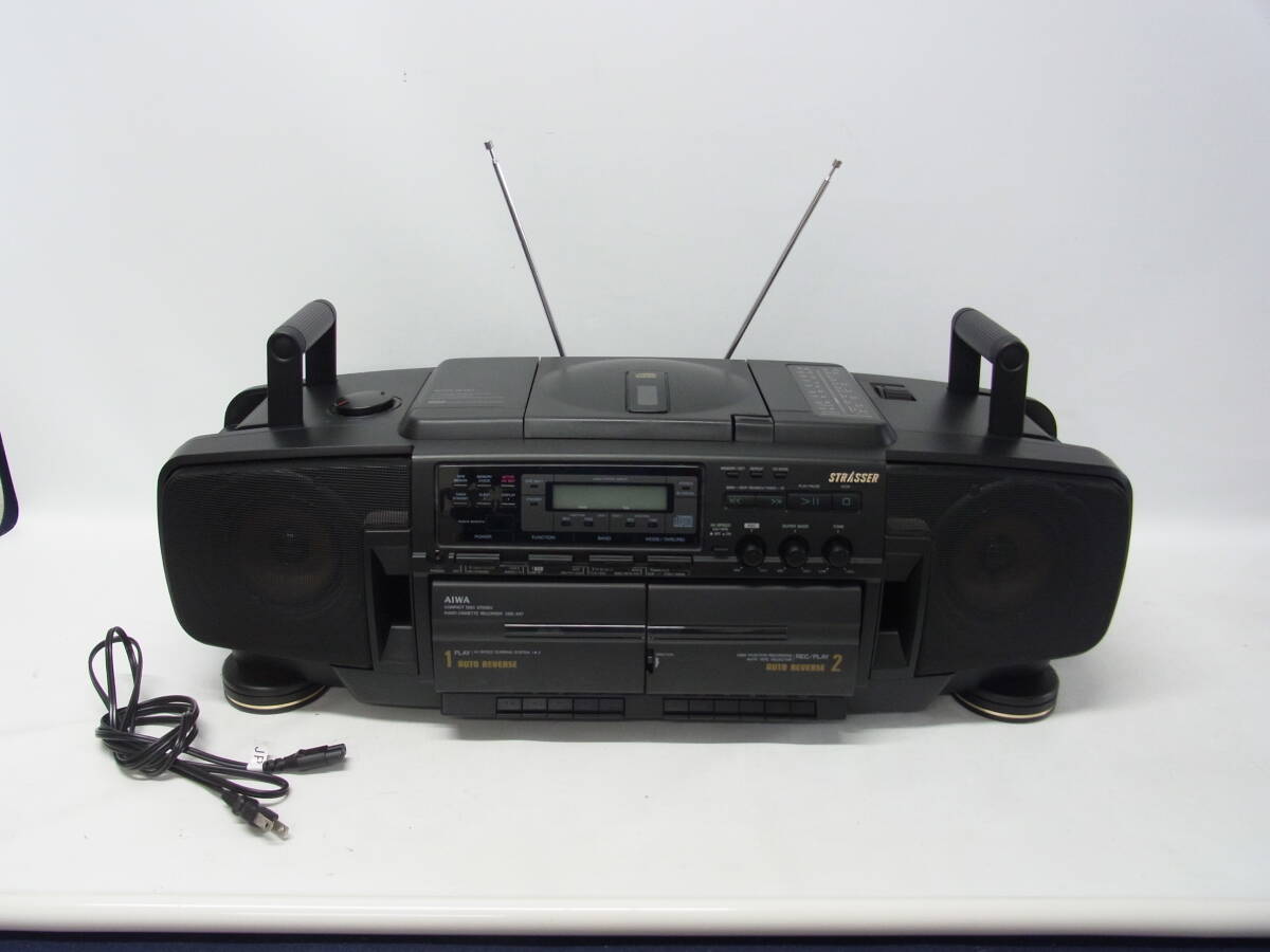 AIWA アイワ ラジカセ最高峰 STRASSER シュトラッサー CSD-XR90 CD 難