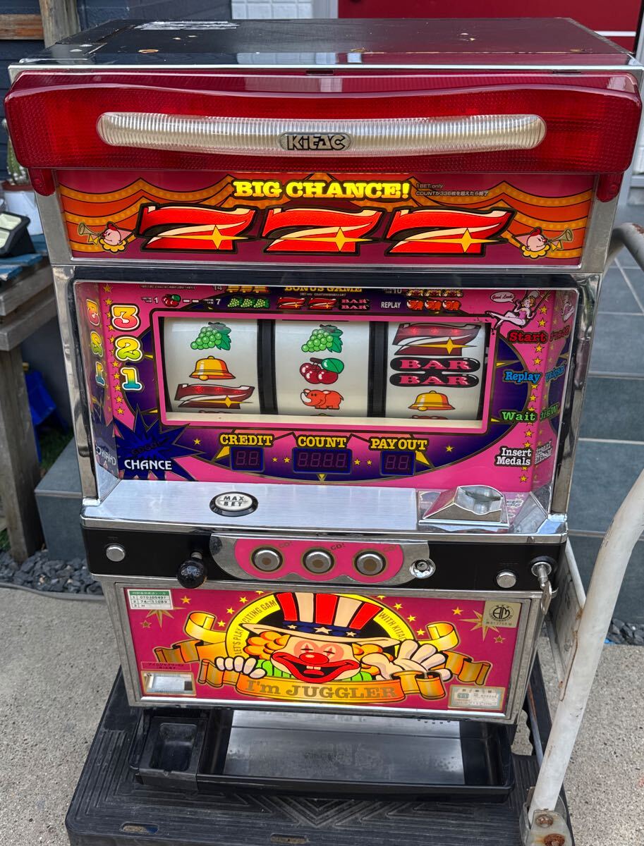 ☆パチスロ 実機 北電子 アイムジャグラーAPEX 2011年製 現状品 コイン